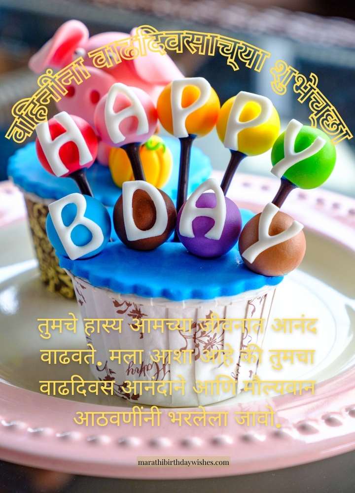 Birthday wish for sister in law in marathi