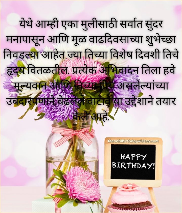 Birthday wishes for girlfriend in marathi
