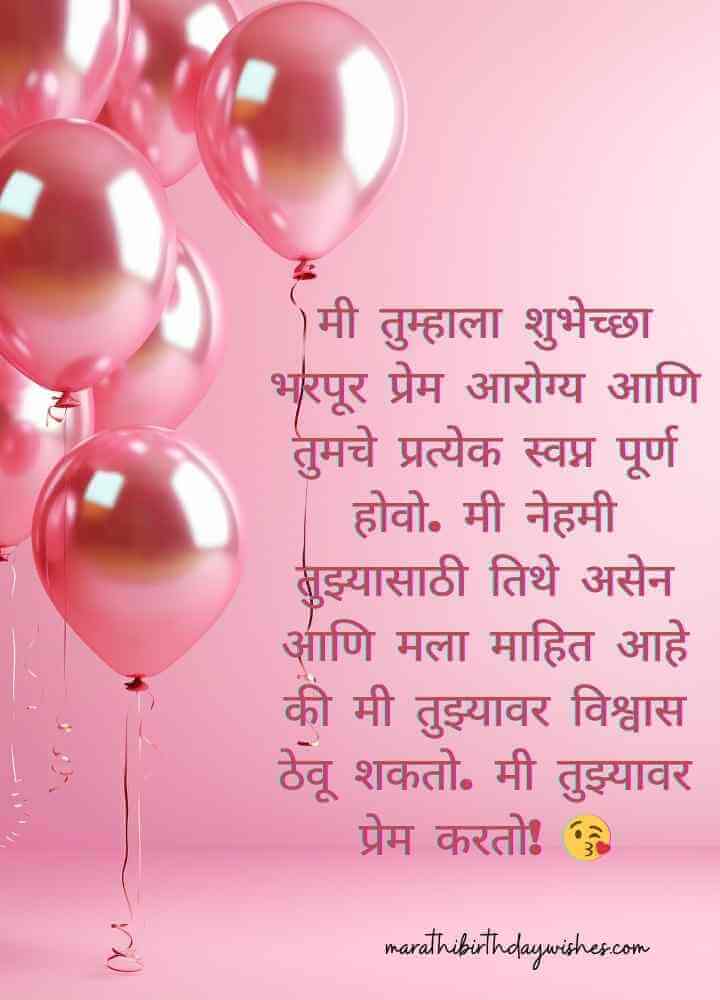 Birthday Wishes for Friend in marathi