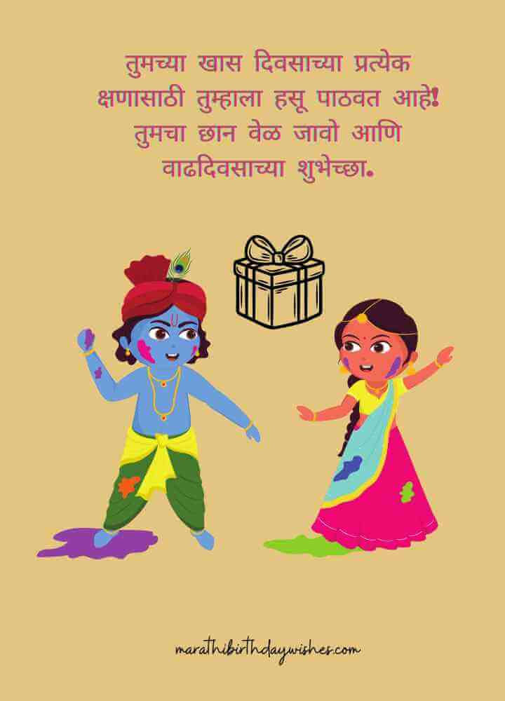 Birthday Wishes for Friend in marathi