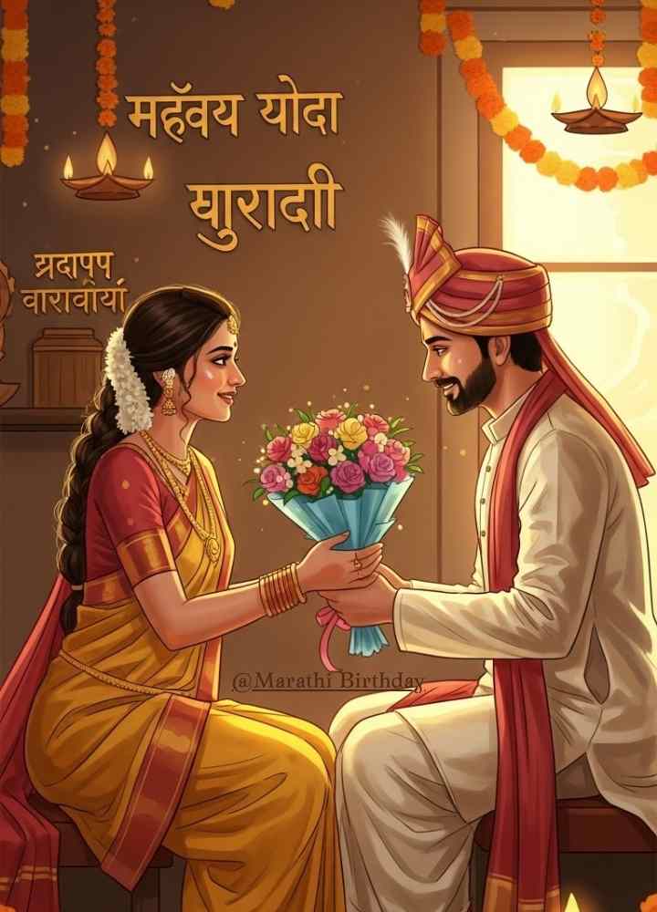 Birthday Wishes for Husband in Marathi
