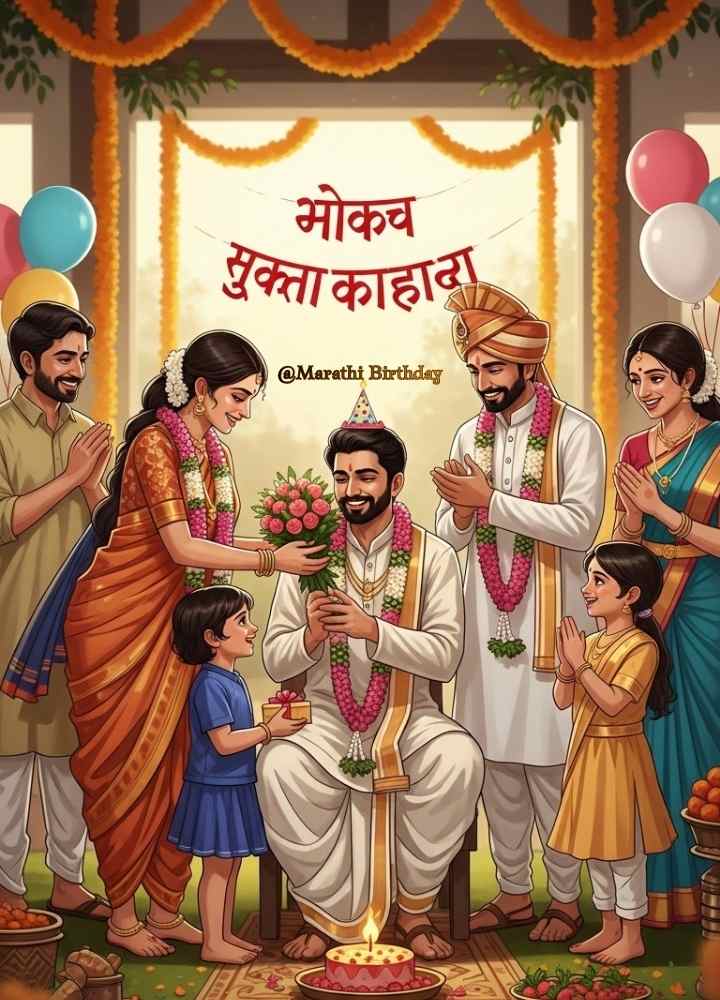 Birthday Wishes for Husband in Marathi
