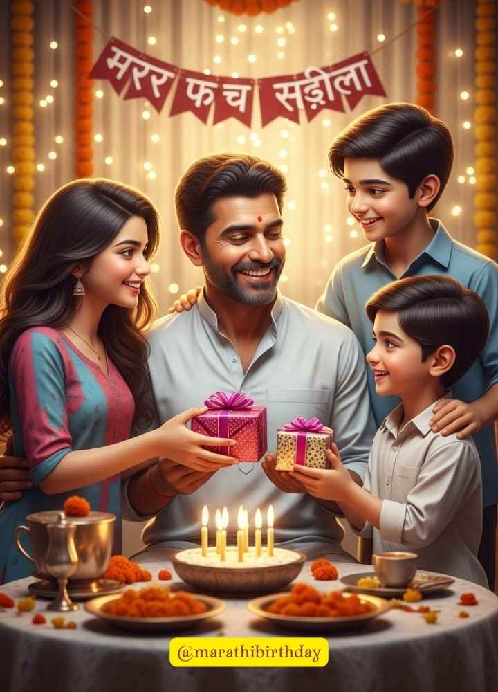 Birthday wishes for father in marathi