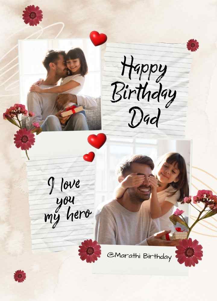 Birthday wishes for father in marathi
