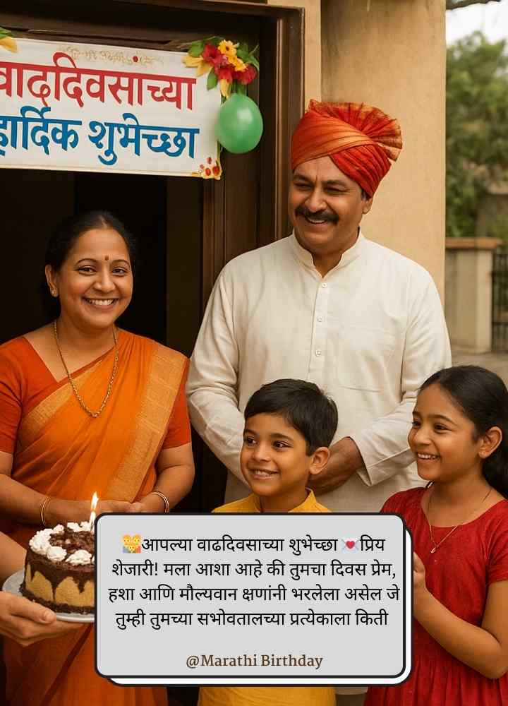 Birthday wishes for neighbour in marathi