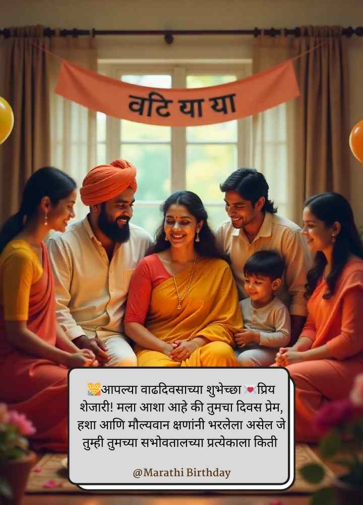 Birthday wishes for neighbour in marathi