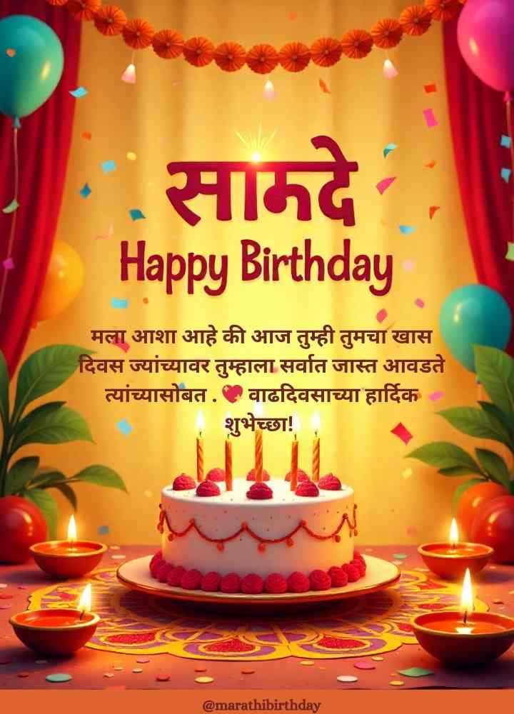 Birthday wishes in marathi