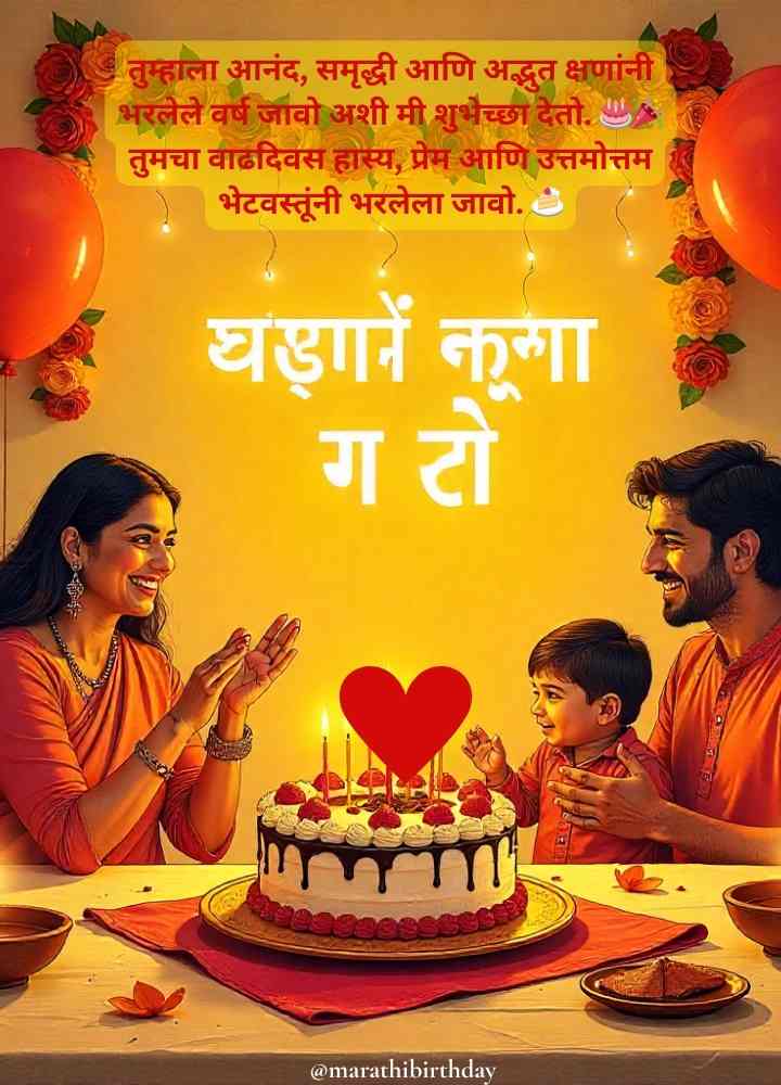Birthday wishes in marathi