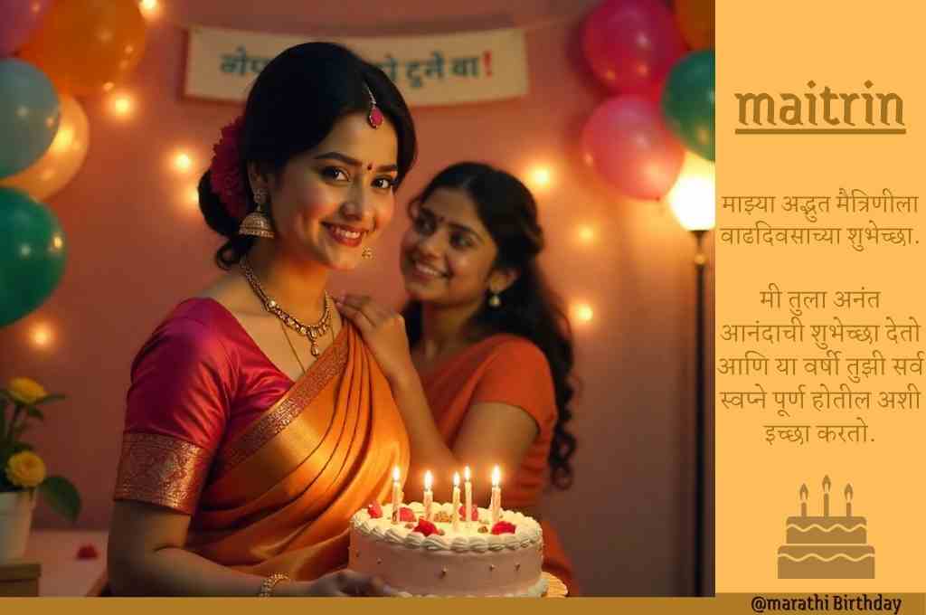 Birthday wishes for girlfriend in marathi