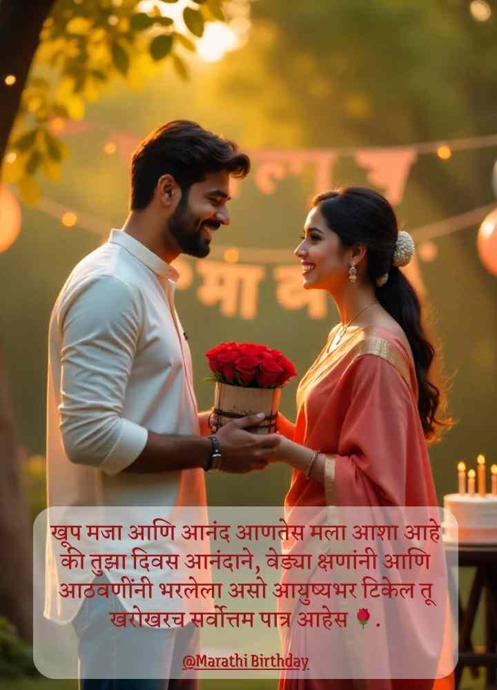 Birthday wishes for girlfriend in marathi