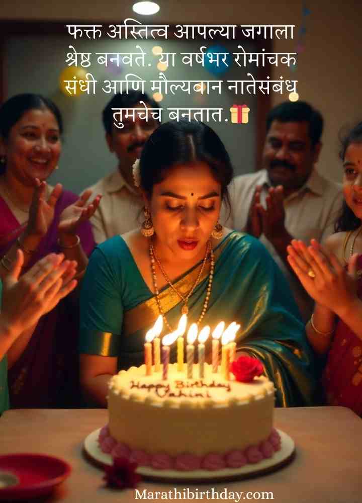 Vahini Birthday Wishes in Marathi