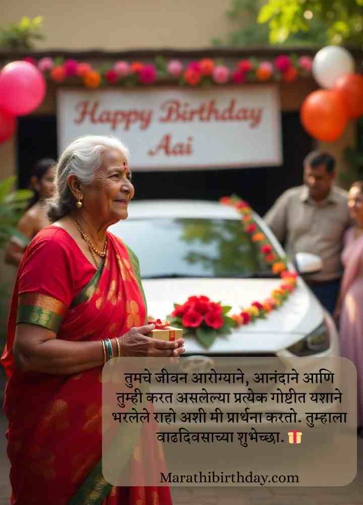 Vahini Birthday Wishes in Marathi