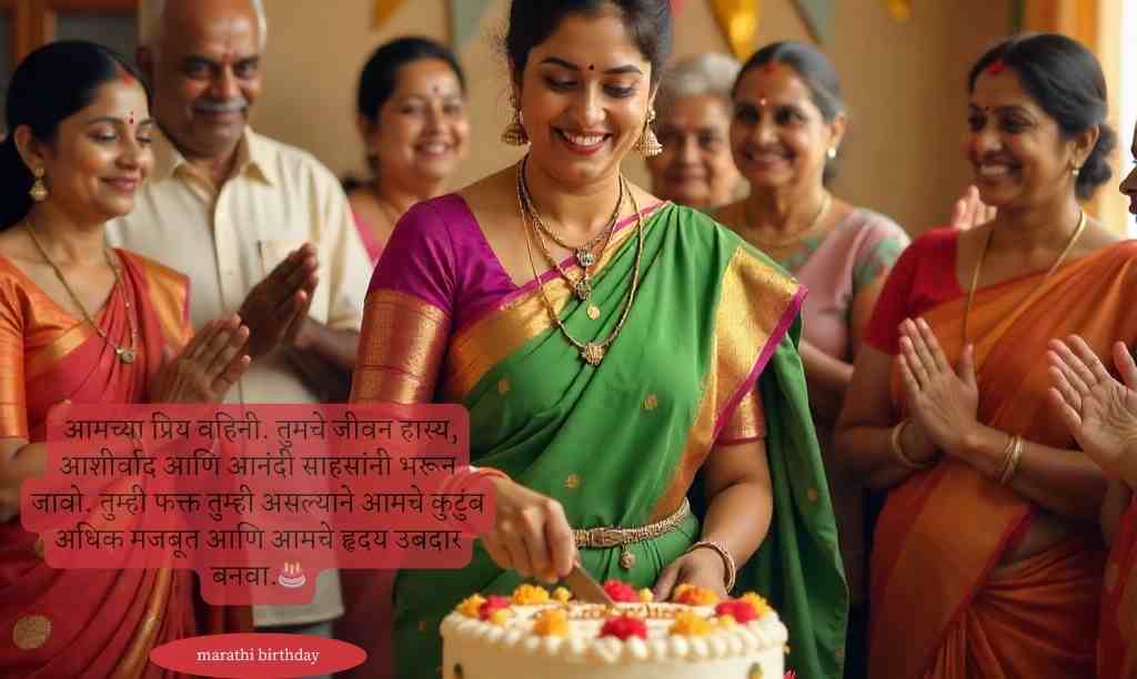 Vahini Birthday Wishes in Marathi