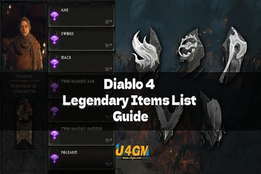 Diablo 4 Legendary Items List Guide